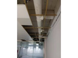 化工實(shí)驗(yàn)室通風(fēng)系統(tǒng)安裝完成